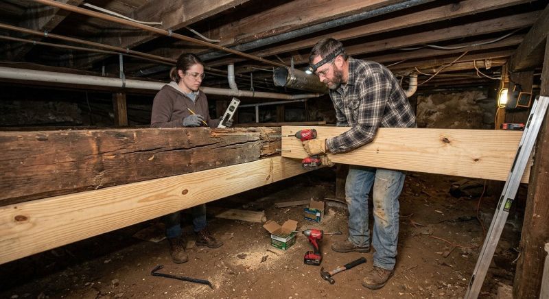Floor Beam Repair in Wilmington, NC