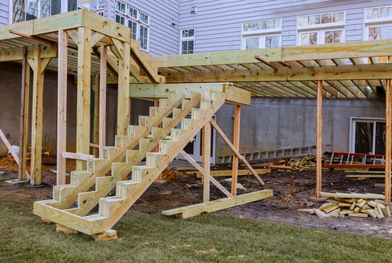 Ground Level Deck Construction in Boston, MA