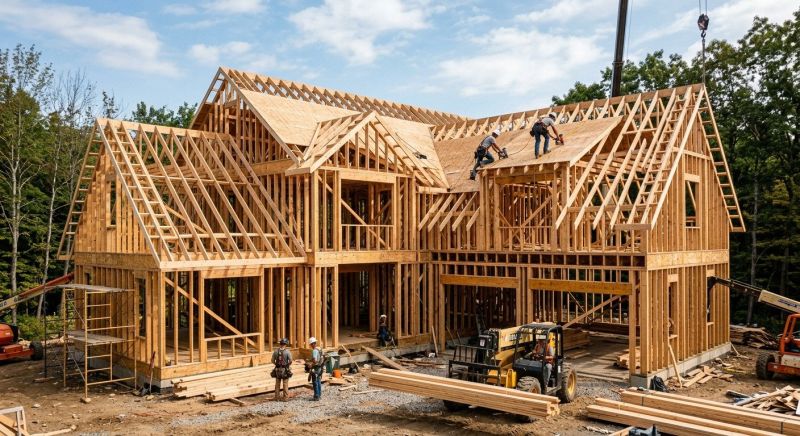House Framing in Kansas City, KS